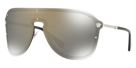 versace sunglasses ve2180 44|Versace™ VE2180 10005A 44 Silver Sunglasses .